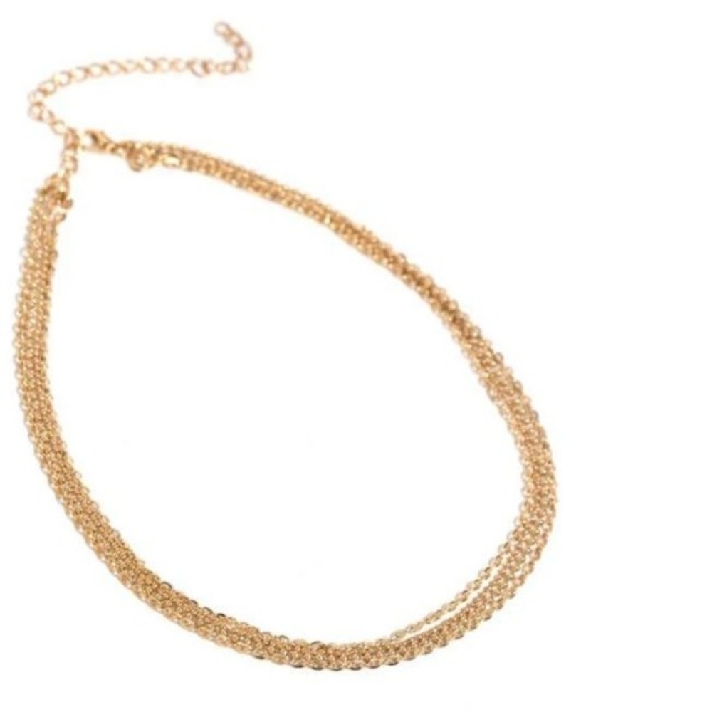 Paparazzi Radiant Gold Necklace Industrial IndependenceGold Choker